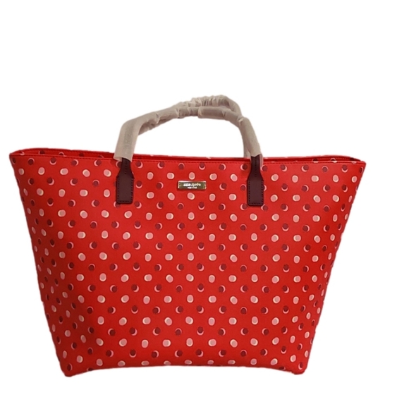 KATE SPADE MULTICOLORED FIESTA  ZIPPER TOTE BAG - Picture 5 of 5